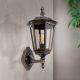 Aplice - Aplica de iluminat exterior stil clasic IP44 Puchberg up black/gold