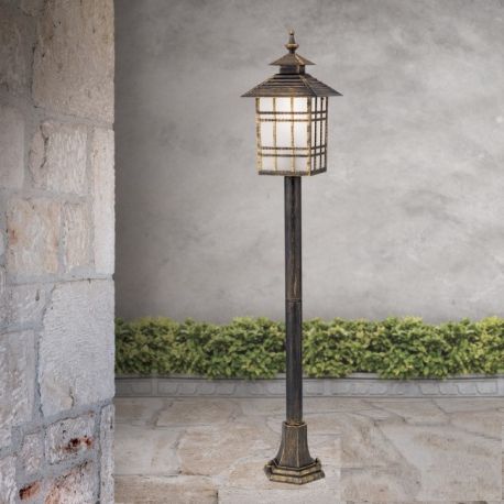 Stalpi - Salp de iluminat exterior stil traditional IP44 Kiko H-100cm