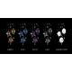 Aplice Cristal Bohemia - Aplica de perete moderna Vision design LUX cristale Exclusive DAWN 01-WL