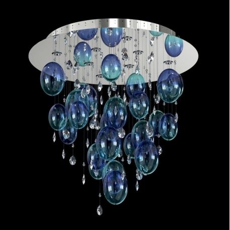 Lustre Cristal Bohemia - Lustra moderna Vision design LUX cristale Exclusive Dawn 01, 100cm