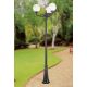 Stalpi - Stalp de iluminat exterior stil clasic IP43 Reika H-256cm negru