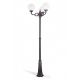 Stalpi - Stalp de iluminat exterior stil clasic IP43 Reika H-256cm negru