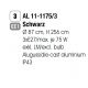 Stalpi - Stalp de iluminat exterior stil clasic IP43 Reika H-256cm negru