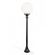 Stalpi - Stalp de iluminat exterior stil clasic IP43 Reika H-110cm negru