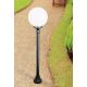Stalpi - Stalp de iluminat exterior stil clasic IP43 Reika H-110cm negru