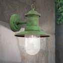 Aplica de iluminat exterior stil clasic LEONIE verde vintage 