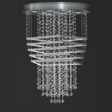 Lustre Cristal Bohemia - Lustra moderna Vision design LUX cristale Exclusive EMBRACE 01