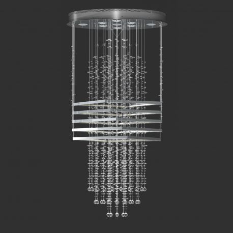 Lustre Cristal Bohemia - Lustra moderna Vision design LUX cristale Exclusive EMBRACE 02