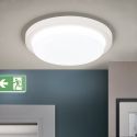 Plafoniera LED moderna LEROX 20cm alba