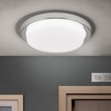 Plafoniera LED moderna LEROX 20cm crom