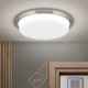 Plafoniere - Plafoniera LED moderna LEROX 30cm crom satin