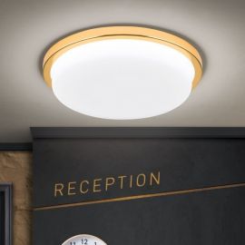 Plafoniere - Plafoniera LED moderna LEROX 30cm aurie 24K