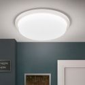 Plafoniera LED moderna LEROX 30cm alba