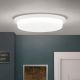 Plafoniere - Plafoniera LED moderna LEROX 30cm alba