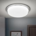 Plafoniera LED moderna LEROX 30cm crom