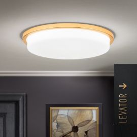 Plafoniere - Plafoniera LED moderna LEROX 40cm aurie 24K