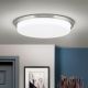Plafoniere - Plafoniera LED moderna LEROX 40cm crom satin