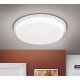 Plafoniere - Plafoniera LED moderna LEROX 40cm alba