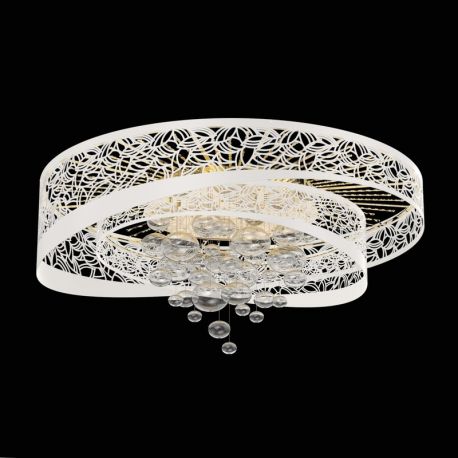 Lustre aplicate - Lustra LED aplicata moderna diametru 100cm, design LUX GLORY 05-CH