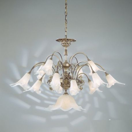 Candelabre, Lustre - Candelabru XXL stil mediteranean clasic de lux Tosca 17L