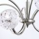 Pendule, Lustre suspendate - Lustra reglabila design modern de lux Maderno 9L crom