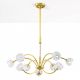 Pendule, Lustre suspendate - Lustra reglabila design modern de lux Maderno 9L aurie