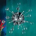 Aplica perete cristal Swarovski Spectra design modern de lux GALAXY 9L crom