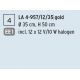 Veioze, Lampadare Cristal - Veioza cristal Swarovski Spectra design modern de lux GALAXY 12L auriu