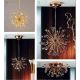 Lustre Cristal Swarovski - Lustra cristal Swarovski Spectra design modern de lux GALAXY 36L auriu