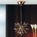 Lustra cristal Swarovski Spectra design modern de lux GALAXY 12L auriu