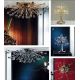 Veioze, Lampadare Cristal - Lampa de masa cristal Swarovski Spectra design modern de lux GALAXY 9L crom