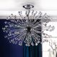 Lustre Cristal Swarovski - Lustra cristal Swarovski Spectra design modern de lux GALAXY 42L crom