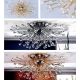 Lustre Cristal Swarovski - Lustra cristal Swarovski Spectra design modern de lux GALAXY 42L crom