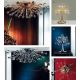 Lustre Cristal Swarovski - Lustra cristal Swarovski Spectra design modern de lux GALAXY 42L crom