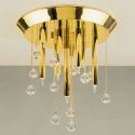 Plafoniera cristal Swarovski Spectra design modern de lux GALAXY 10L, 24K gold plated