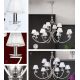 Candelabre, Lustre - Candelabru cristal Swarovski elegant de lux Avala 12L nickel plated
