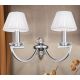 Aplice, corpuri de iluminat pentru pereti - Aplica de perete cristal Swarovski eleganta de lux Avala 2L nickel plated