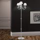 Lampadare - Lampadar cristal Swarovski elegant de lux Avala nickel plated H-158cm