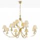 Candelabre, Lustre - Candelabru cristal Swarovski elegant de lux Avala 12L 24K gold plated
