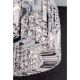 Lustre Cristal Asfour - Lustra cristal Asfour design modern de lux Ring 80cm chrome plated