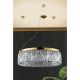 Lustre Cristal Asfour - Lustra cristal Asfour design modern de lux Ring 24K 80cm gold plated