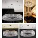 Lustre Cristal Asfour - Lustra cristal Asfour XXL design modern de lux Ring 140cm chrome plated