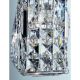 Lustre Cristal Asfour - Lustra suspendata cristal Asfour design modern de lux Ring 130cm chrome plated