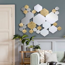 Oglinzi - Oglinda decorativa design de lux Nadia 121x92cm