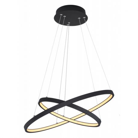 Pendule, Lustre suspendate - Lustra LED suspendata design modern circular RALPH 42W negru