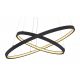 Pendule, Lustre suspendate - Lustra LED suspendata design modern circular RALPH 42W negru