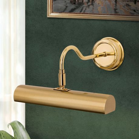 Aplice oglinda, tablou - Aplica pentru oglinda / tablou design clasic de lux Picture Lamp 1L Brushed Brass