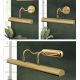 Aplice oglinda, tablou - Aplica pentru oglinda / tablou design clasic de lux Picture Lamp 1L Brushed Brass