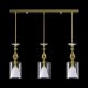Candelabre, Lustre - Lustra cu 3 pendule moderna design LUX ANOMALY 06-CH, auriu