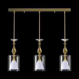 Candelabre, Lustre - Lustra cu 3 pendule moderna design LUX ANOMALY 06-CH, auriu